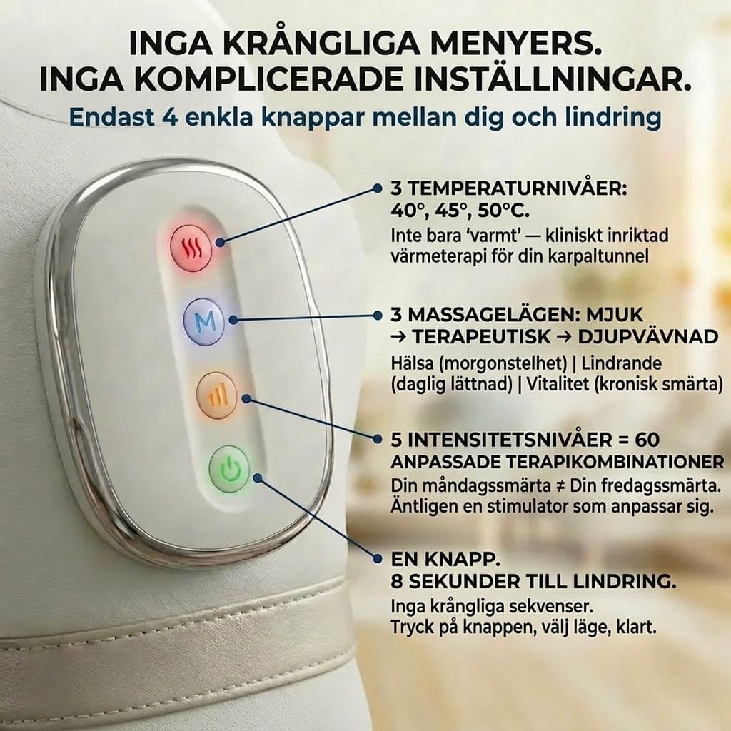 CalmHand | Inga fler stela fingrar, stickningar eller molande värk.